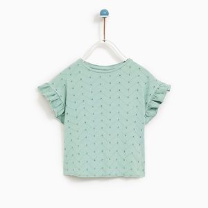 Zara | Embroidered T-shirt